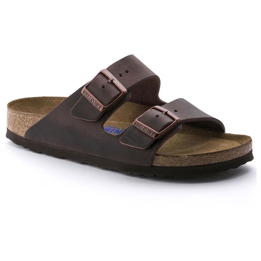 Arizona Soft Footbed Natural Leather Oiled Habana