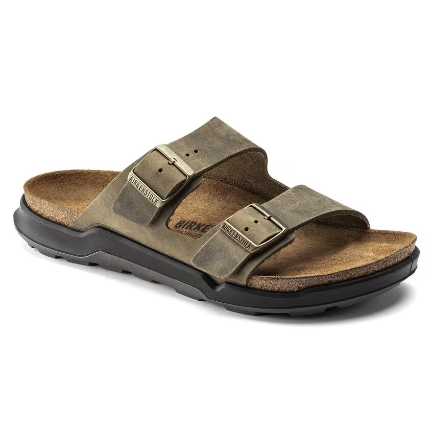 Arizona Crosstown Men Waxy Leather Tobacco Brown