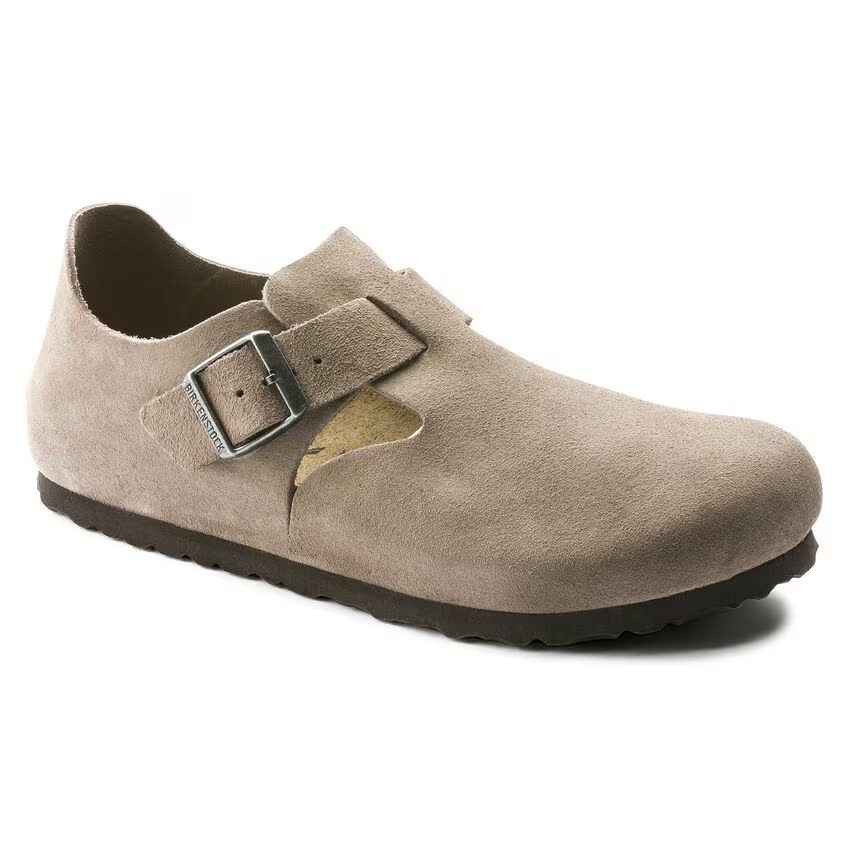 London Suede Leather Latte Cream
