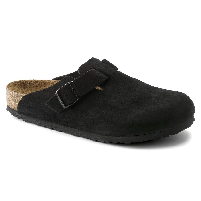 Boston Soft Footbed Suede Leather Mocha