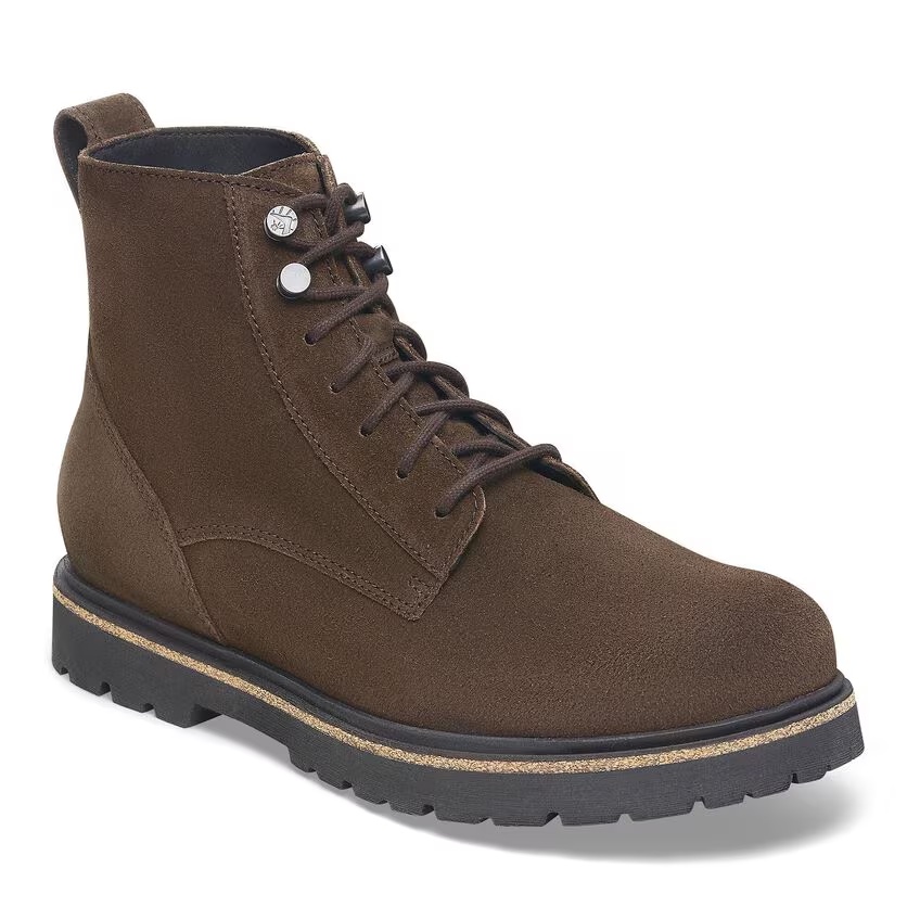 Highwood Lace Mid Women Suede Leather Taupe