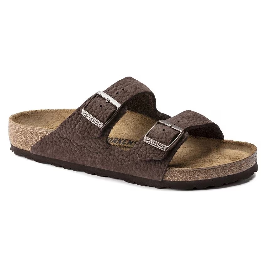Arizona Nubuk Leather Desert Buck Basalt Grey