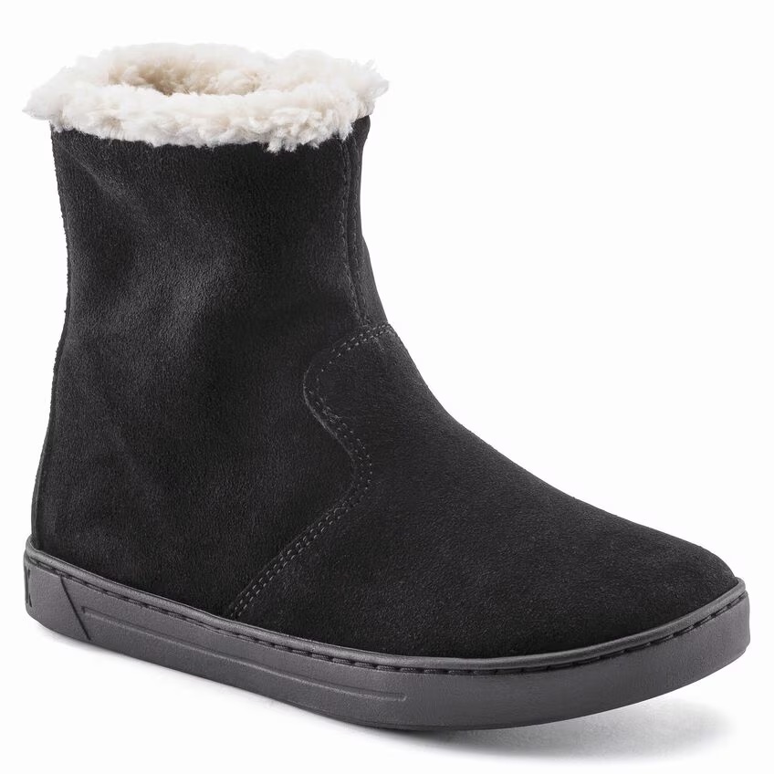 Lille Kids Suede Leather Black