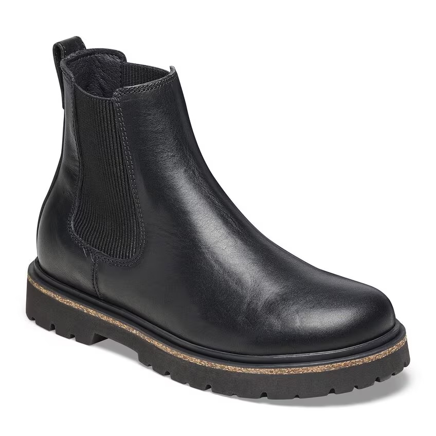 Highwood Slip On Women Natural Leather Black