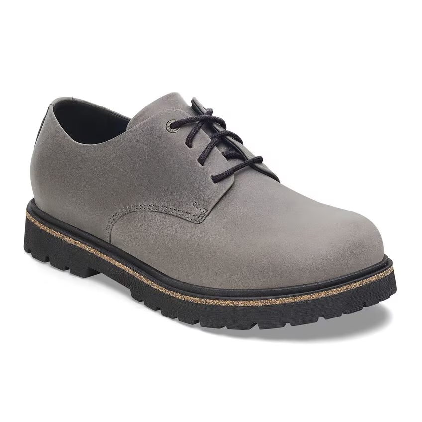 Highwood Lace Low Natural Leather Oiled Graphite