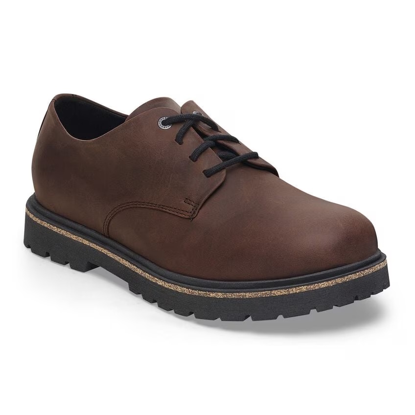 Highwood Lace Low Natural Leather Oiled Graphite