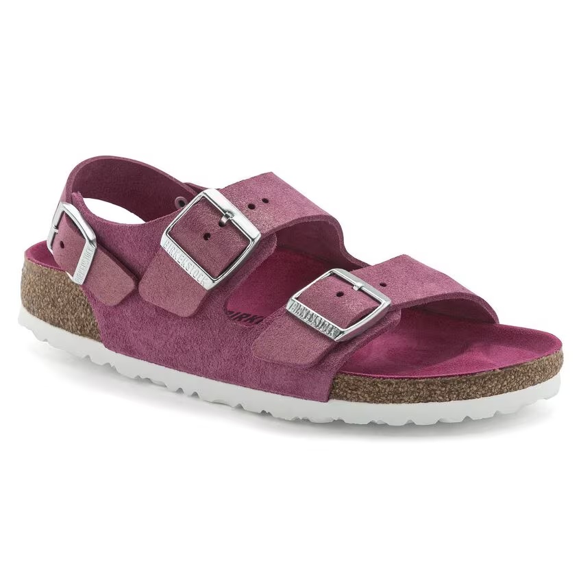Milano Suede Leather Purple Fog