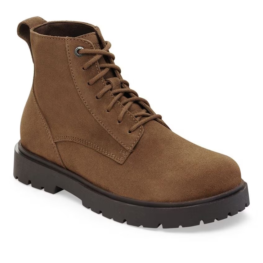 Highwood Lace Mid Men Suede Leather Dark Tea