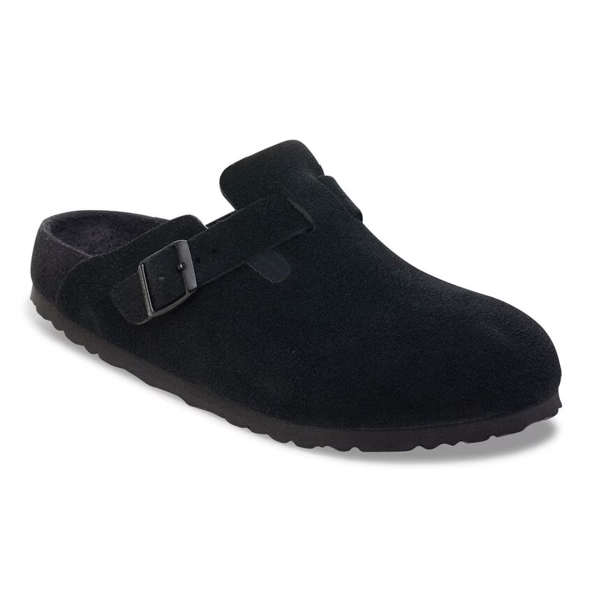Boston BS Suede Leather Black