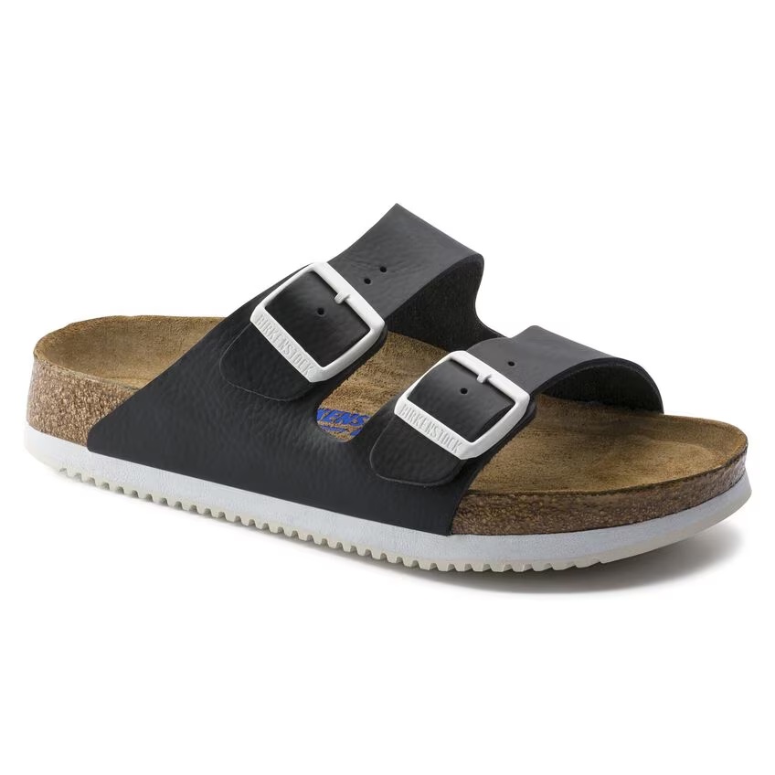 Arizona Soft Footbed Natural Leather Black